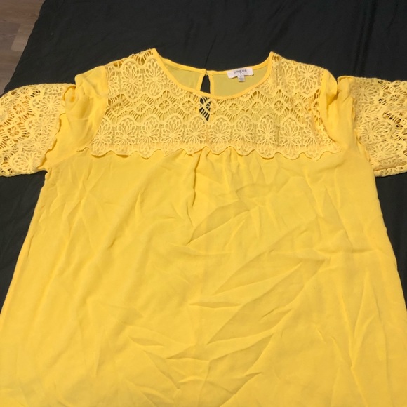 Yellow crochet top - Picture 1 of 1